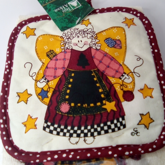 Trim A Home Kmart 3 Piece Set Kitchen Towels Never Opened - Picture 4 of 9